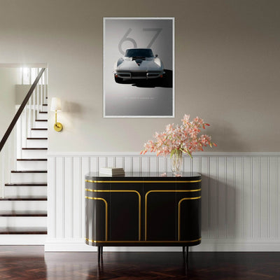 1967 Corvette Stingray 427 Framed Poster | Iconic Automotive Art, Ready-to-Hang - Vibrantwalls