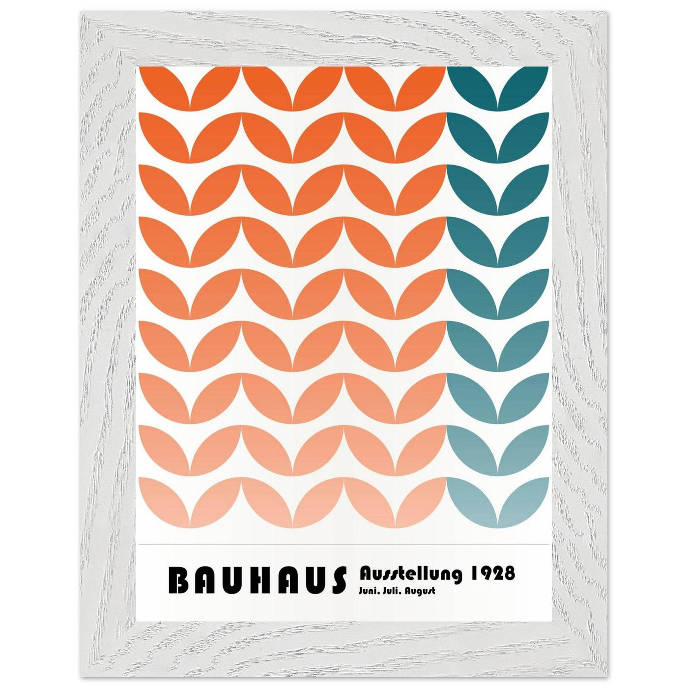 Bauhaus-Style The Blue Waves - Vibrantwalls