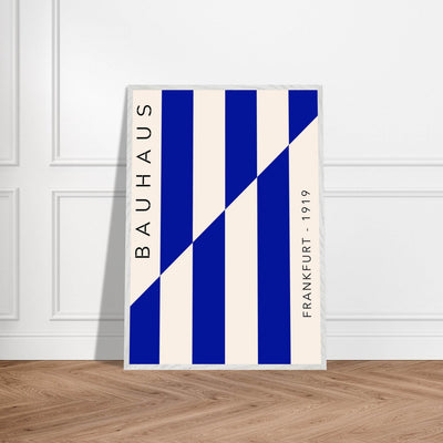Bauhaus Ausstellung 1923 Blue & Cream - Vibrantwalls