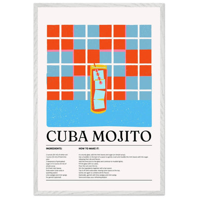 Cuba Mojito Cocktail Recipe - Vibrantwalls