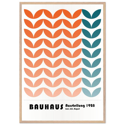 Bauhaus-Style The Blue Waves - Vibrantwalls