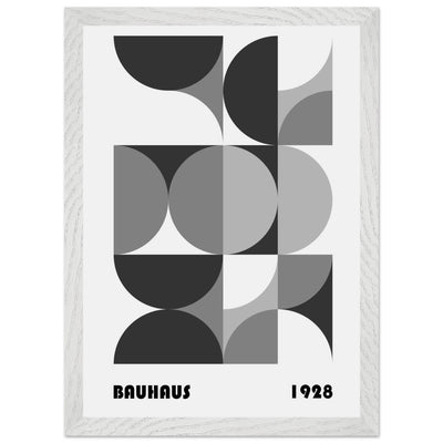 Bauhaus 1928 - Geometric Monochrome - Vibrantwalls