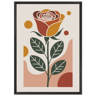 Boho Rose Art - Vibrantwalls