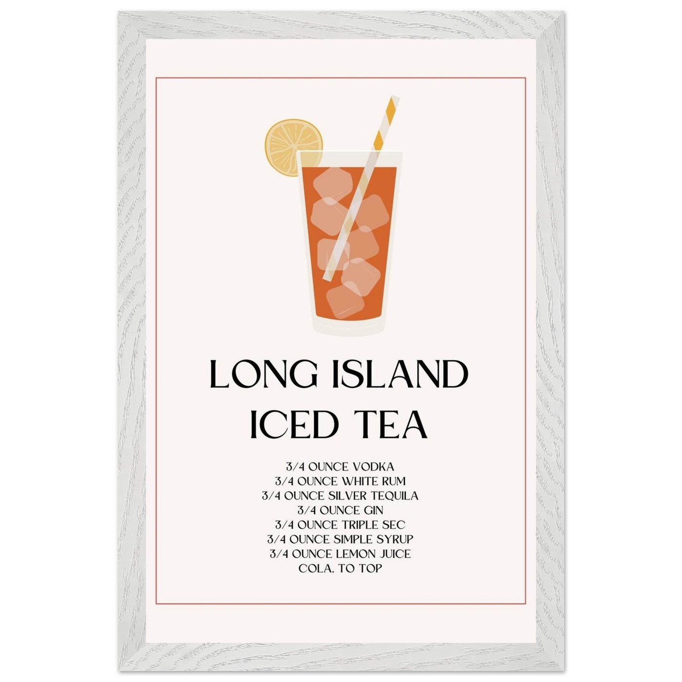 Long Island Iced Tea Recipe Strong Cocktail - Vibrantwalls
