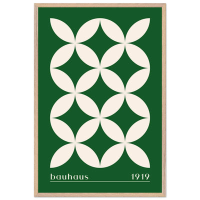 Bauhaus 1919 Green & Beige - Vibrantwalls