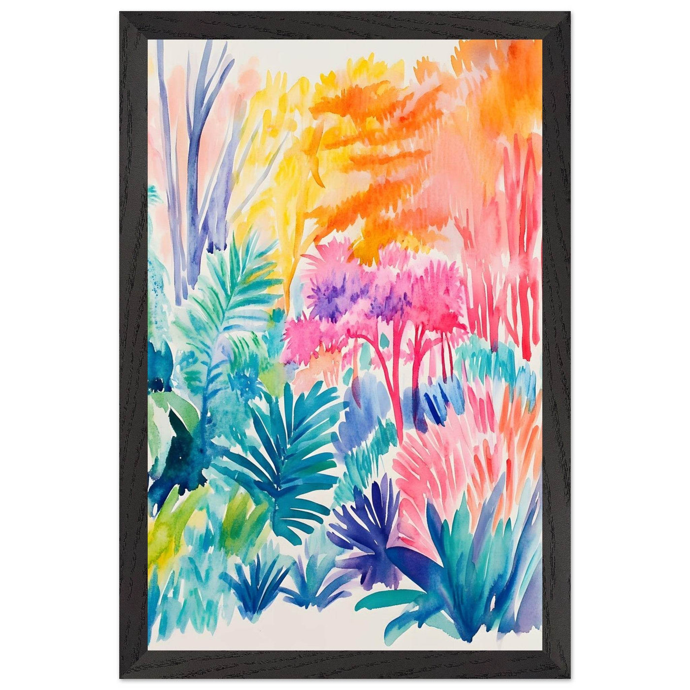 Vibrant Abstract Botanical Matisse Style - Vibrantwalls