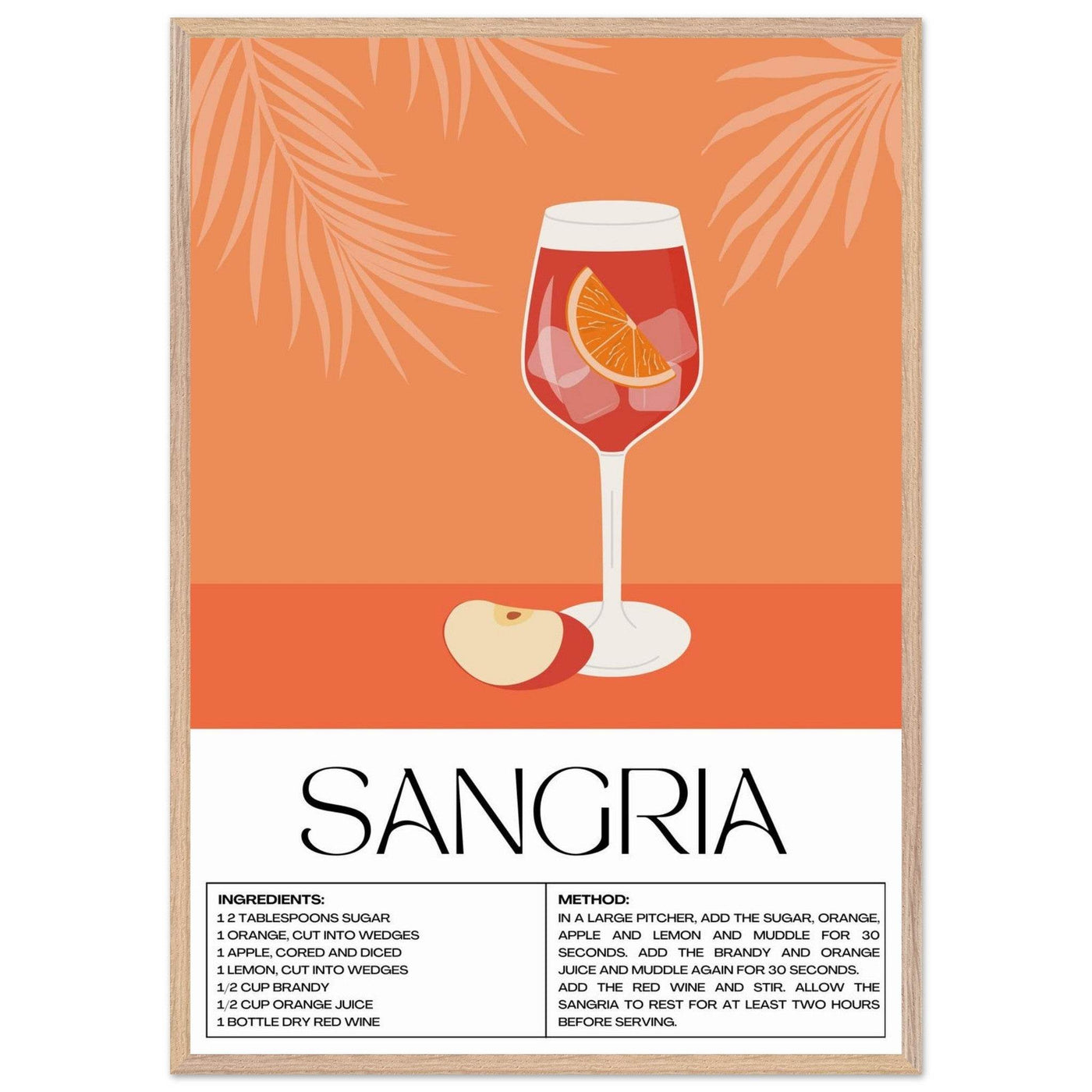 Sangria Cocktail Recipe - Vibrantwalls