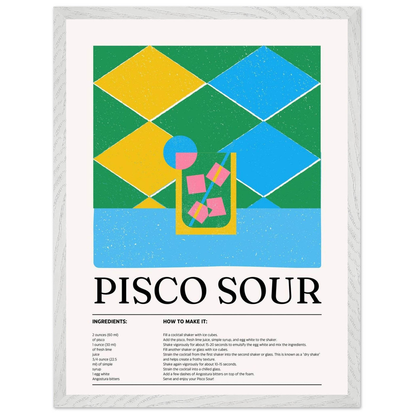Vibrant Pisco Sour Cocktail Recipe - Vibrantwalls