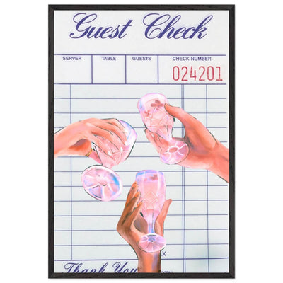 Retro Aesthetic Guest Check - Vibrantwalls