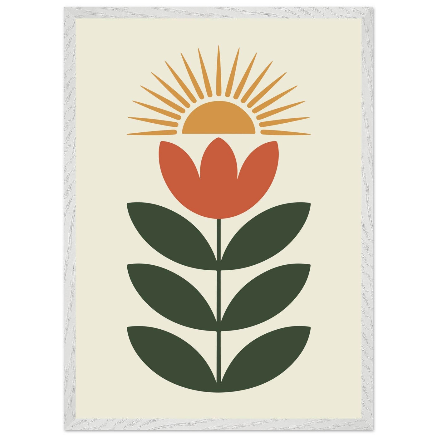Abstract Floral Sun - Vibrantwalls