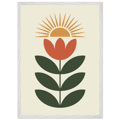 Abstract Floral Sun - Vibrantwalls