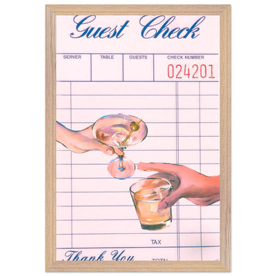 Guest Check Cheers - Vibrantwalls