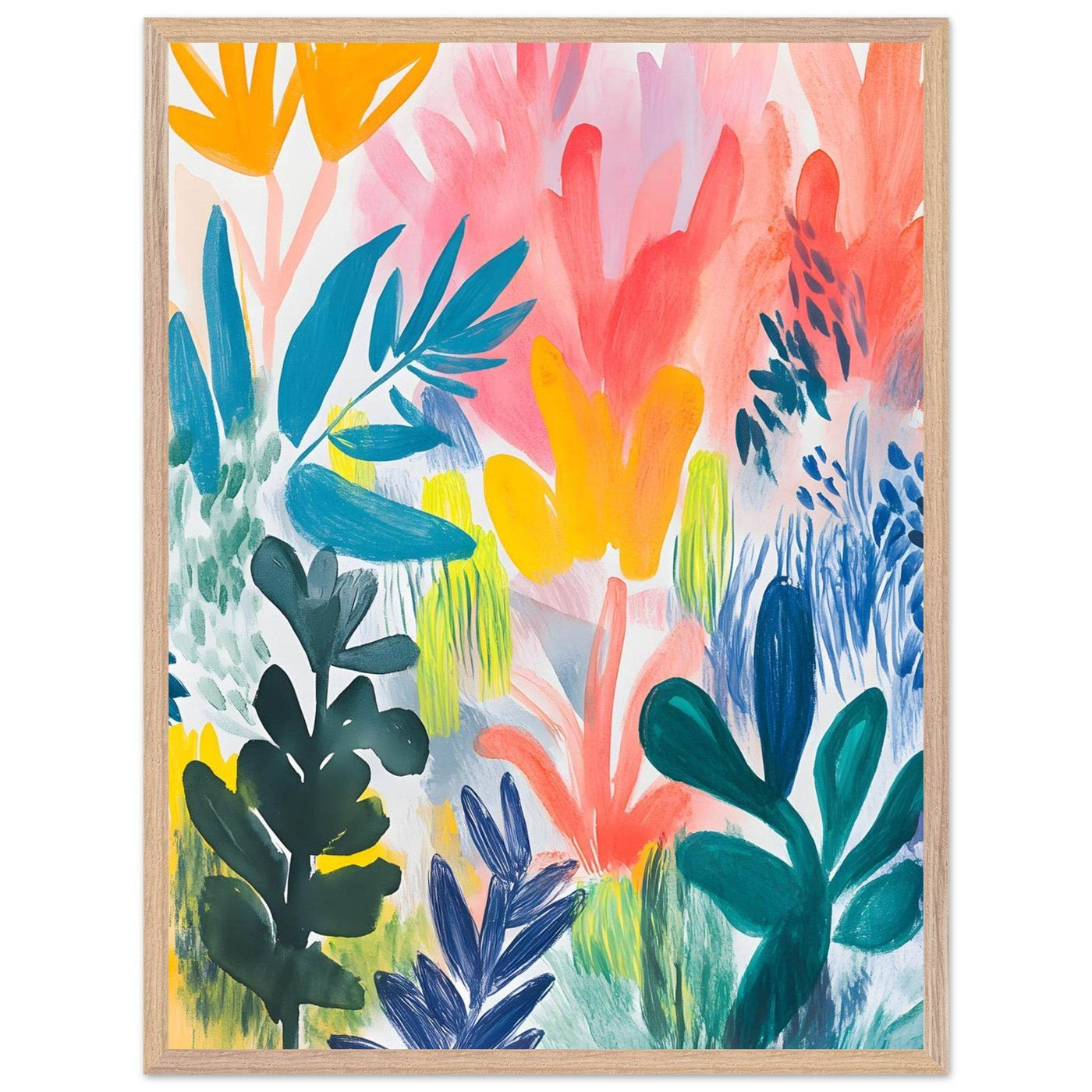 Abstract Floral Henri Matisse Botanical - Vibrantwalls