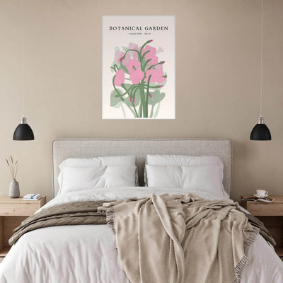 Botanical Garden Collection No. 78 Framed Poster – Blush Pink & Sage Green Floral Art Print | Ready-to-Hang - Vibrantwalls