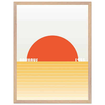 Bauhaus Sunset Abstraction - Vibrantwalls