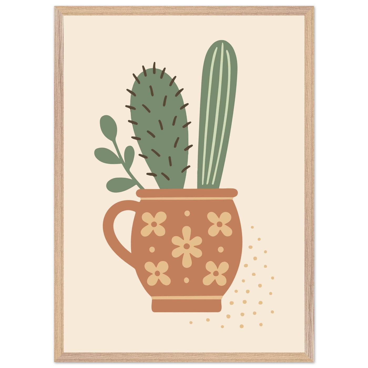 Cactus Bouquet - Vibrantwalls