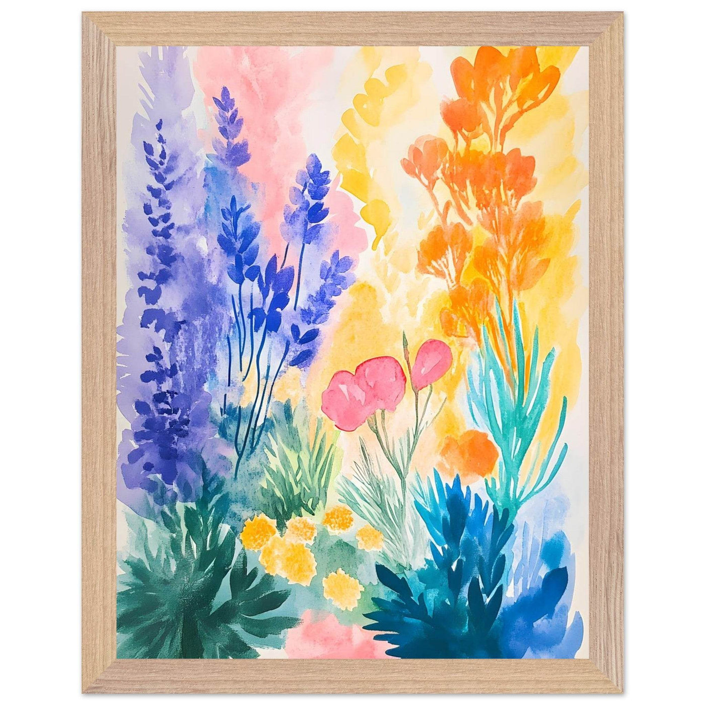 Abstract Floral Garden Matisse - Vibrantwalls