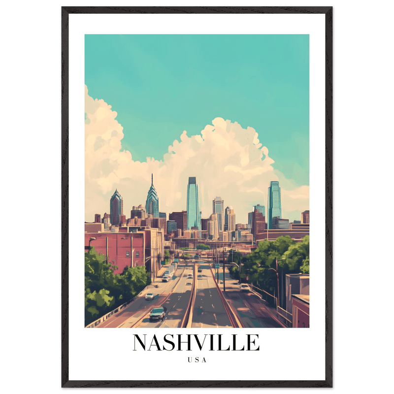Nashville USA Wall Art - Vibrantwalls