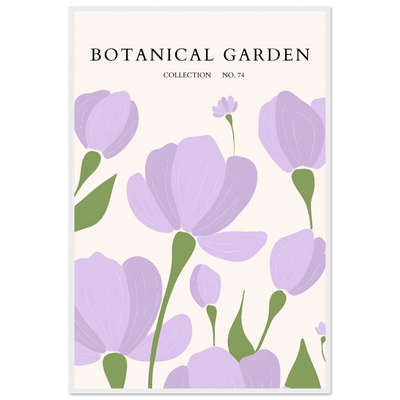 Botanical Garden Elegant Lavender Bloom Art Print - Vibrantwalls