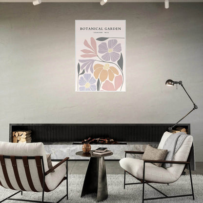 Botanical Garden Framed Posters – Soft Hues & Abstract Floral Prints | Ready-to-Hang Wall Art - Vibrantwalls