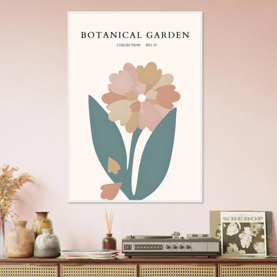 Botanical Garden Framed Poster – Gentle Floral Art Print | Soft Palette Home Decor | Ready-to-Hang - Vibrantwalls