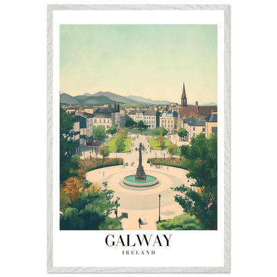Galway Ireland Framed Poster – Vintage Travel Wall Art with Rustic Charm & Your Choice of Frame - Vibrantwalls