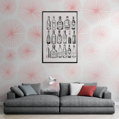 Gin Tonic Cocktail Recipe Classic Bar Print - Vibrantwalls