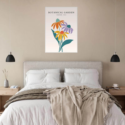 Botanical Garden Collection Framed Poster – Abstract Floral Art Print | Vibrant Colors, Ready-to-Hang - Vibrantwalls