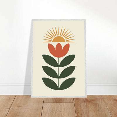 Abstract Floral Sun - Vibrantwalls