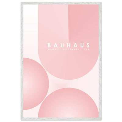 Bauhaus Soft Pink Geometric Design for Contemporary Spaces - Vibrantwalls