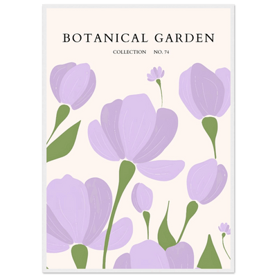 Botanical Garden Elegant Lavender Bloom Art Print - Vibrantwalls