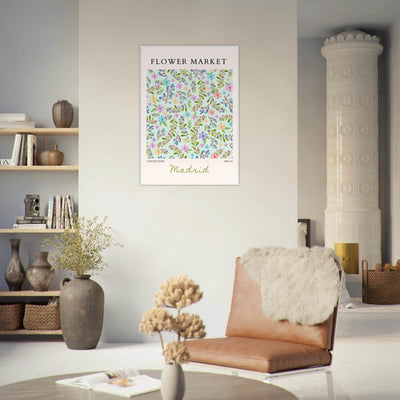 Flower Market Collection Framed Poster – Whimsical Floral & Berry Art Prints | Ready-to-Hang in Various Sizes - Vibrantwalls