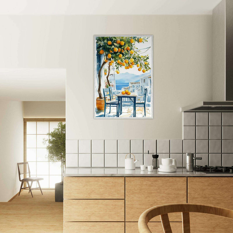 Amalfi Coast Lemon Tree Wall Art - Vibrantwalls