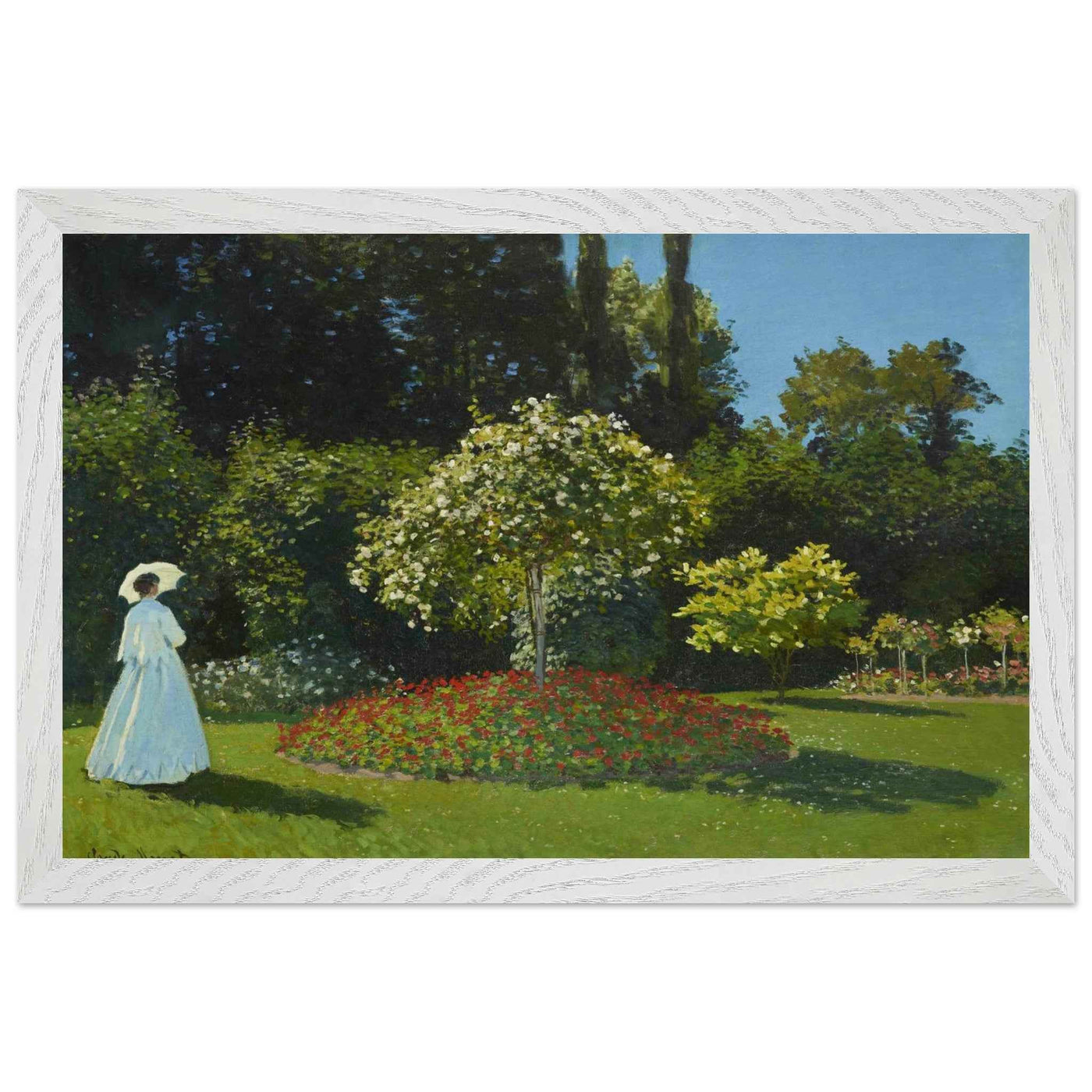 Woman in the Garden Art: Elegant Decor for Nature Lovers - Vibrantwalls