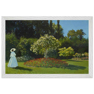 Woman in the Garden Art: Elegant Decor for Nature Lovers - Vibrantwalls
