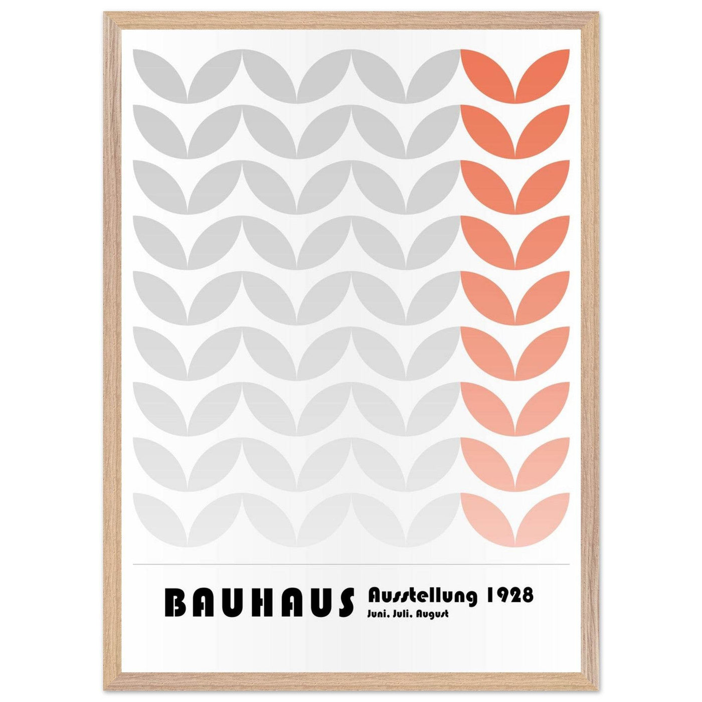Bauhaus-Style Organic Leaves - Vibrantwalls
