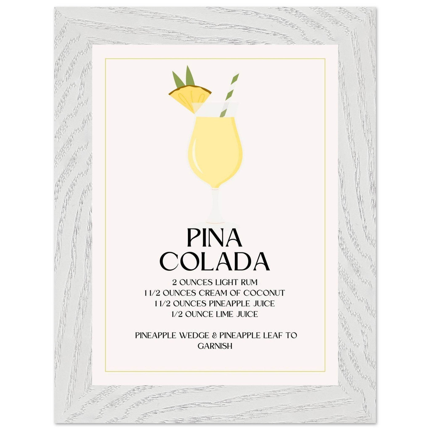 Pina Colada Cocktail Recipe - Vibrantwalls