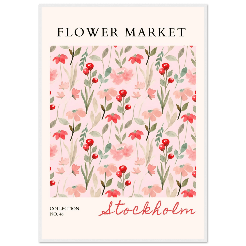 Stockholm Flower Market Wall Art - Vibrantwalls