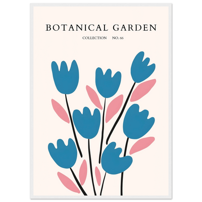 Abstract Botanical Garden Framed Poster – Modern Floral Art Print | Ready-to-Hang in Various Sizes & Frames - Vibrantwalls