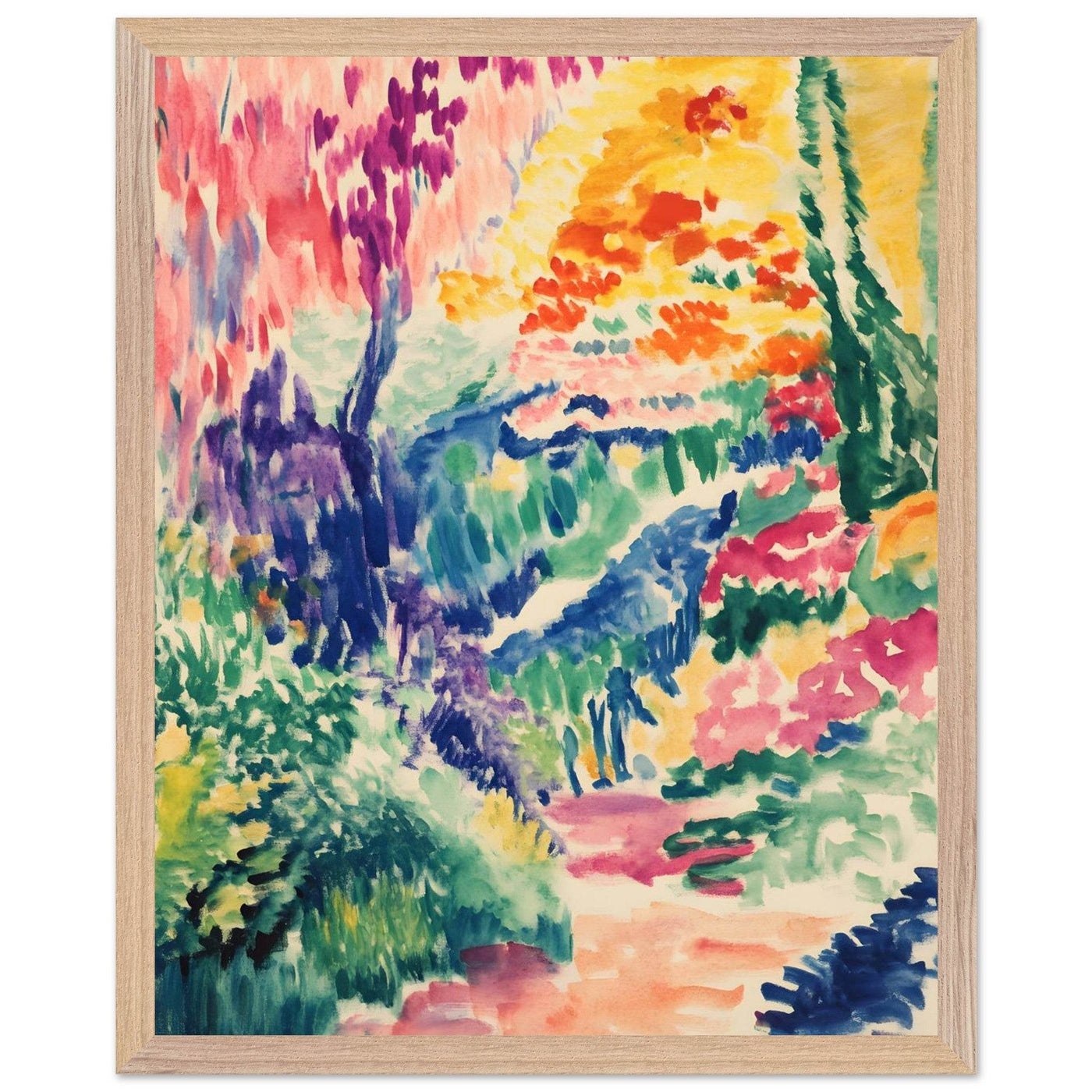 Abstract Garden Delights Henri Matisse - Vibrantwalls