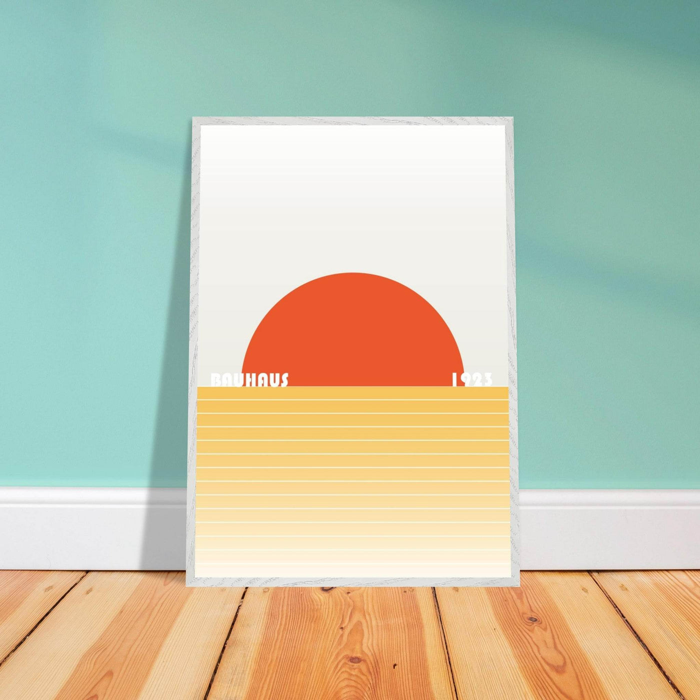 Bauhaus Sunset Abstraction - Vibrantwalls