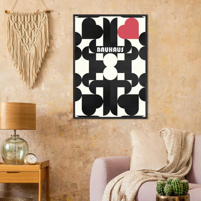 Bauhaus Geometric Harmony Movement Style Design Poster Wall Art - Vibrantwalls