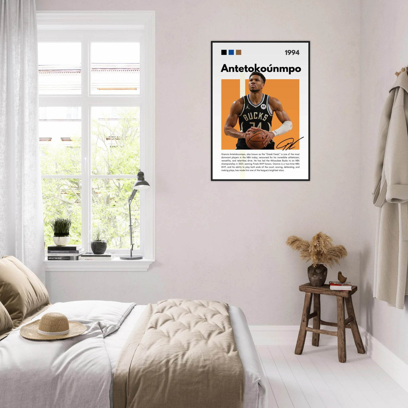 Giannis Antetokounmpo Greek Freak Bucks Poster - Vibrantwalls