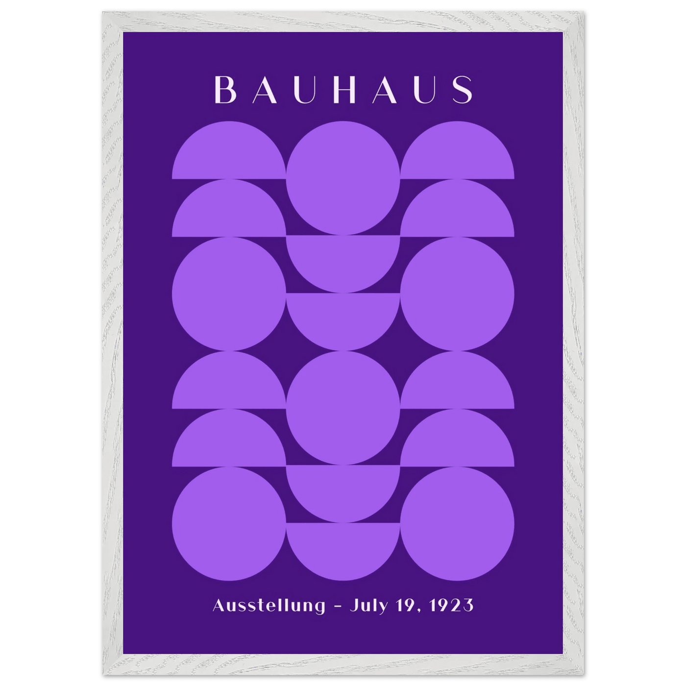 Bauhau 1923 Purple Geometric - Vibrantwalls