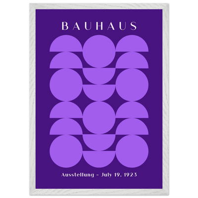 Bauhau 1923 Purple Geometric - Vibrantwalls