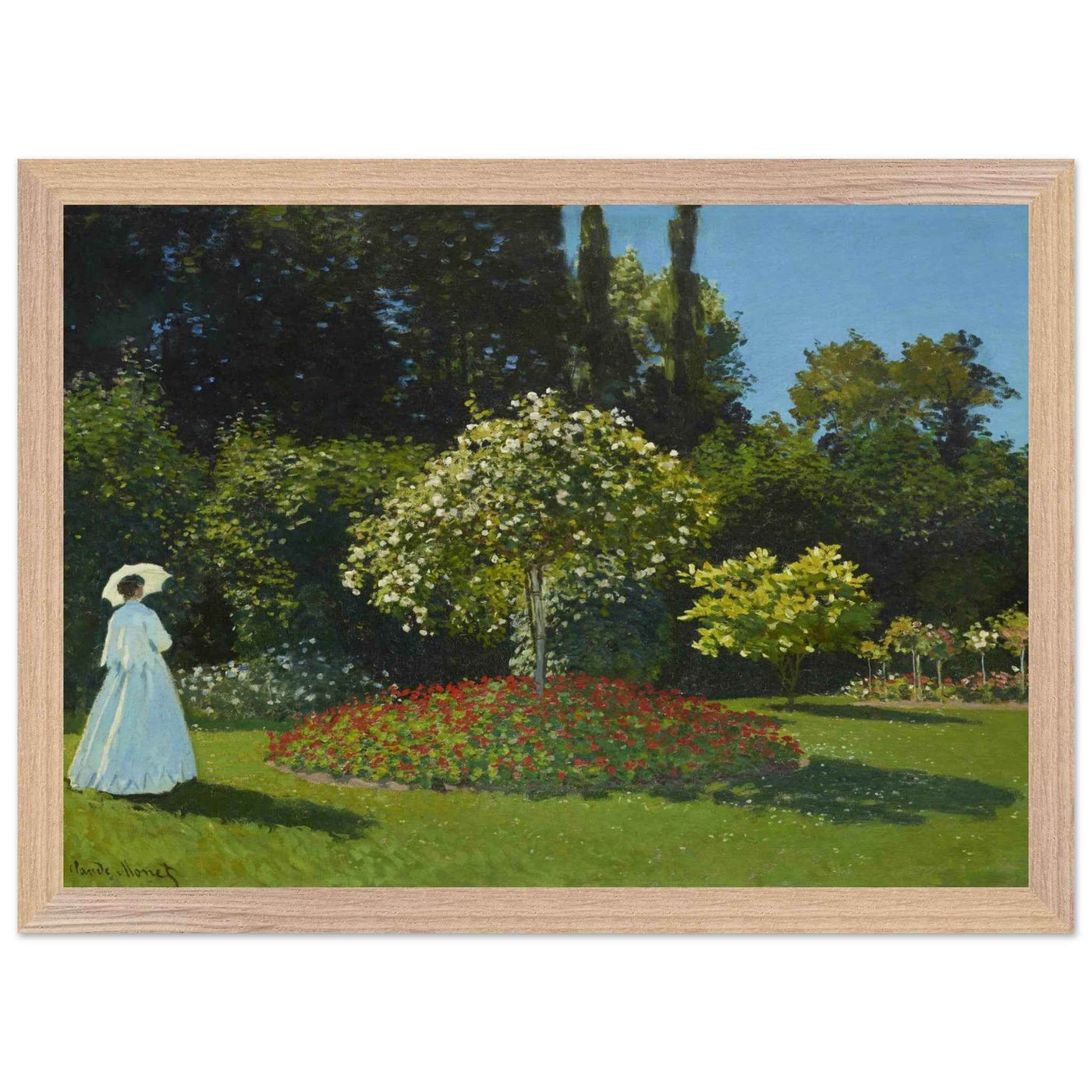 Woman in the Garden Art: Elegant Decor for Nature Lovers - Vibrantwalls