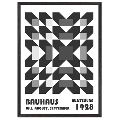 Bauhaus-Style Geometric Grid - Vibrantwalls