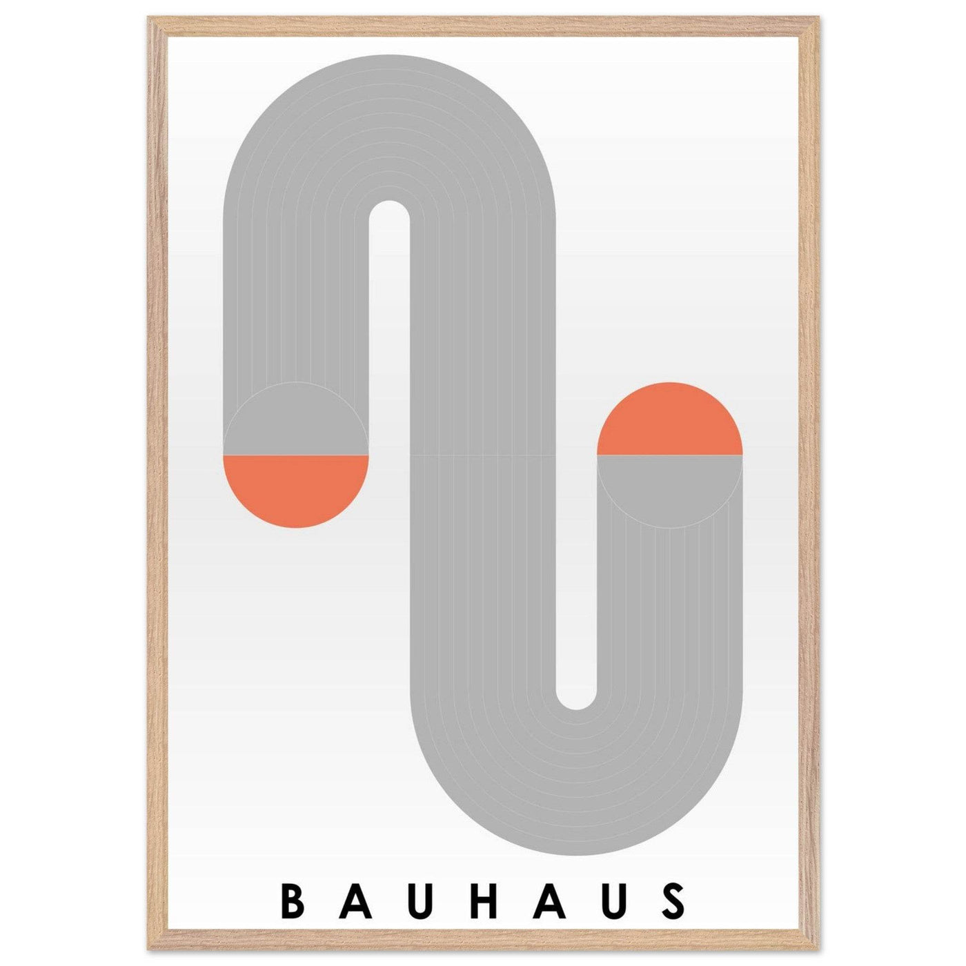 Bauhaus-Style The Blue Tunnel - Vibrantwalls