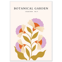 Whimsical Floral Botanical Garden Wall Art - Vibrantwalls