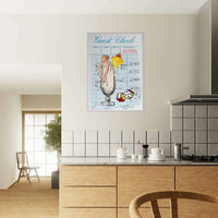 Gin Tonic Cocktail Set Retro Wall Art - Vibrantwalls